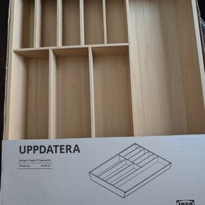 IKEA UPPDATERA Bamboo Drawer Organizer